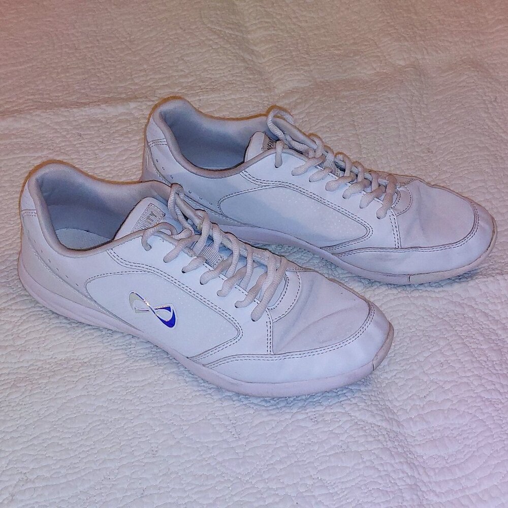 Nfinity Fearless White Synthetic Leather Size 9